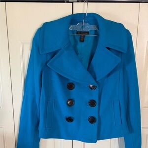 INC Intl. Concepts 30s Style Double Breasted Knit Jacket Sz small, lined